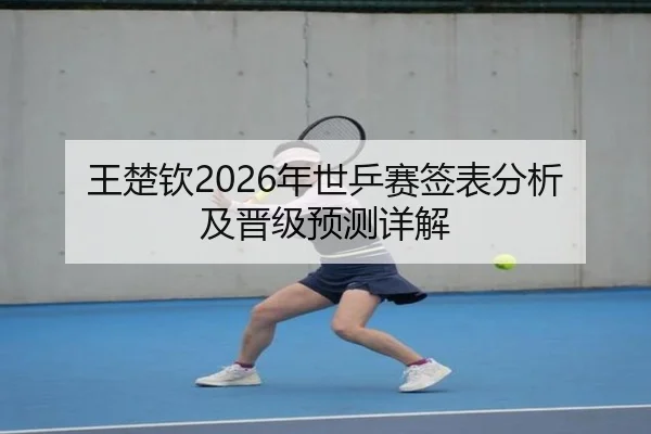 王楚钦2026年世乒赛签表分析及晋级预测详解
